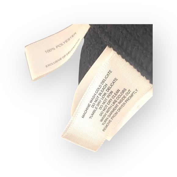 new Cutter & Buck 𖦹 Full Zip Soft Warm Cozy Classic Fleece Vest 𖦹 Black 𖦹 Large - Picture 11 of 15